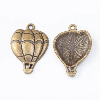 40 kosov retro kovinski cinkove zlitine z balonom obesek za DIY ročno izdelan nakit, ogrlico, zaradi česar 7645