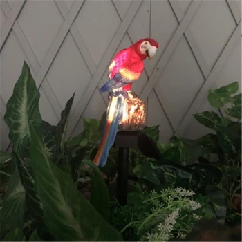 LED Sončno Teraso na Prostem, Dekorativne Svetilke Sova Svetlobe Flamingo Svetlobe Papiga Svetlobe Dvorišču Osvetlitev Poti Krajine Eko Delež Svetlobe