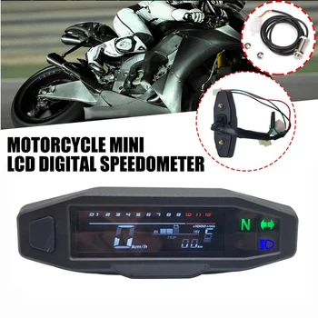 Univerzalno motorno kolo LCD Digitalni merilnik Hitrosti Mini motorno kolo Merilnik Uplinjač Meter Motocikel prevožene poti s Senzorjem