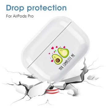 Bluetooth Slušalke Za Airpods Pro Trd PC Vzorec Pregleden Brezžični Kritje Za Airpods Pro Polnjenje Slušalke Zaščitna torbica