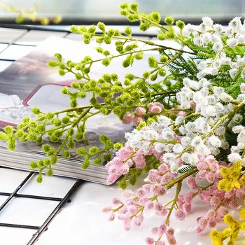 Nekosmičena, akacijev bean umetno cvetje ponaredek rastlin dom nakupovalni center poročne fotografije rekvizitov, okras flores 66345
