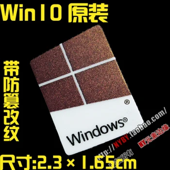 Original Windows10 Win10 pro računalnik nalepke kovinske nalepke zvezek oznaka namizje