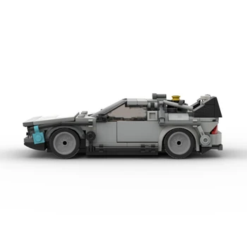 Ustvarjalne Ideje, Nazaj v Prihodnost, DeLoreaned Časovni Stroj Modela Avtomobila temelje Športnih Vozil Opeke Nastavite Igrače Otroci Darila