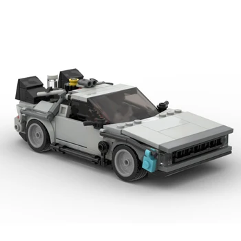 Ustvarjalne Ideje, Nazaj v Prihodnost, DeLoreaned Časovni Stroj Modela Avtomobila temelje Športnih Vozil Opeke Nastavite Igrače Otroci Darila