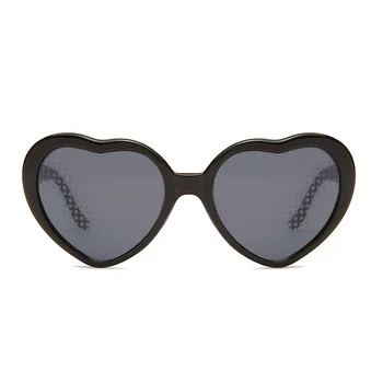 UVLAIK Ljubezen sončna Očala Srca v Obliki Učinkov Očala Ženske Posebne Učinke sončne očala Ženski Stranka Noč Difrakcijske Očala