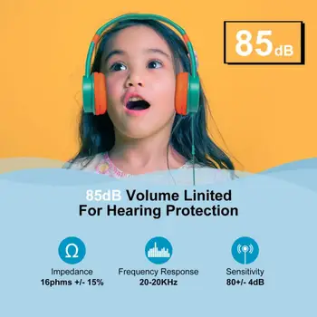 Žične Slušalke Z vgrajenim Mikrofonom Nad Uho HiFi Stereo Bass Glasbe Otroci Slušalke Slušalke Za Otroke, Za Xiaomi Huawei