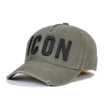 Po meri IKONO Skp unisex hip hop klobuk voznik tovornjaka klobuk oče klobuk ikono klobuk nastavljiv moških in žensk vrnitev žoge Vojske Zelena