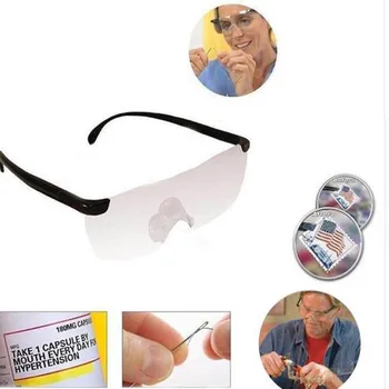 Nova Velika Vizija Unisex 180% Povečava Presbyopic Očala +250 zoom Obravnavi Očala Ženske Črna Očala Povečevalna Stekla