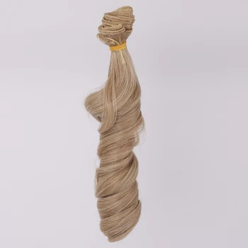 1pc 15*100 cm Visoko temperaturo vlaken Roman lutka lase tress, Kodraste Lase Razširitve za BJD/Blyth/Ameriški Vse Lutke, Dodatki