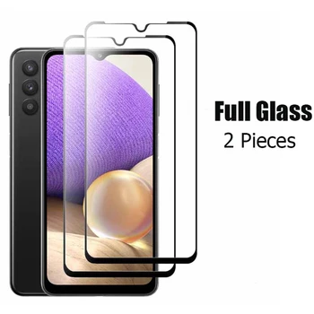 2 Kosa Za Galaxy Samsung A52 Kaljeno Steklo Polno Lepilo Screen Protector Film Za Samsung A72 A32 4G 5G Stekla