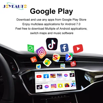 Novo Nadgradnjo 4+32 G Carplay Ai Android Podpira Youtube, Netflix Media Tv Box Za Audi, VW Ford Hyundai Skoda