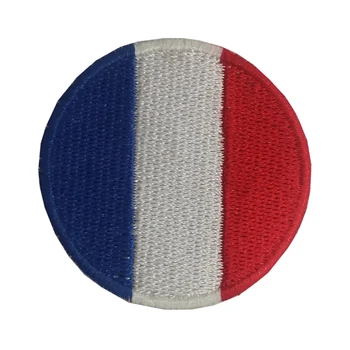 Proizvajalci neposredno krpo prilepili francosko zastavo oblačila, obutev in pokrivala dodatki, lepilni obliž, značke in priponke 68899