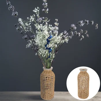 Suh Cvet Vazo Hydroponics Rastlin, Vaze, Cvetlični Lonec Nordijska Kreativno Dnevno Sobo, Namizni Okras Transparentno Steklo Vaze
