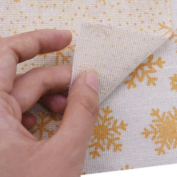 10pcs/set Snežinka Tkanine Krpo Božič Bombaž Perilo Quilting Tkanina Ročno izdelan DIY Mozaik Needlework Šivanje Natisnjeni Krpo