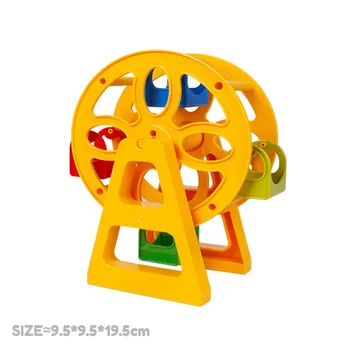 Ustvarjalne Velika Velikost Diy Tiskanje Znanja Opeke Hamburger Jajce Sladoled Stran Lestve Plinovod Ferris wheel Izobraževalne Igrače Dekle