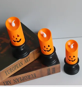 Halloween Sveča, Luč LED Pisane Svečnik namizna Dekoracija Bučna Stranka Happy Halloween Stranka Dekor Za Dom 2021 690