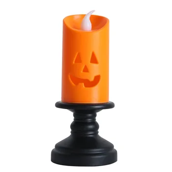 Halloween Sveča, Luč LED Pisane Svečnik namizna Dekoracija Bučna Stranka Happy Halloween Stranka Dekor Za Dom 2021