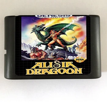 Alisia Dragoon, 16 bit MD Igra Kartice Za Sega Mega Drive Za SEGA Genesis