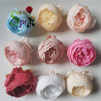 SPR DIY umetno rose cvet glave svileni dekorativni cvet hotel v ozadju stene dekor Cesti led poročni Šopek rož 69168