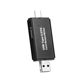 High-speed USB, Micro USB Tip-C/OTG Card Reader Pisatelj TF Kartico SD Pisatelj 3 V 1 OTG Bralnik Kartic za PC, Pametne Telefone, Card Reader 6916