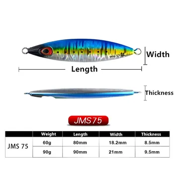 FUNADAIKO Nova Visoko Kakovostna Japonska Kovinski Fishing Lure 60 g 90 g Crankbait Šablona Umetne Vabe ribolov ribolov šablona reševanje 6925
