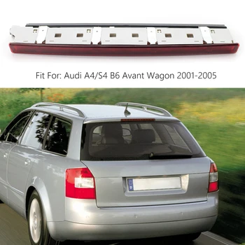 Rdeča Tretja Zavorna Stop Luč Prekajene Objektiv za Audi A4/S4 B6 Avant Vagon 2001-2005 Avtomobilske Zunanji Okrasni Deli
