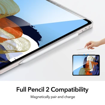 ESR Mat Ohišje za iPad Pro 11 2021 5G Jasno Primeru za 2021 iPad Pro 11 3. za 12,9 12 9 5. Gen Slim Mehko Primeru TPU Zadnji Pokrovček
