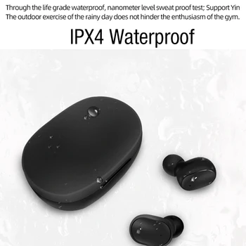 2020 A6S TWS Bluetooth 5.0 Slušalke Hrupa Preklic fone Slušalke z Mikrofonom za Prostoročno Čepkov za Xiaomi Redmi Airdots Brezžični