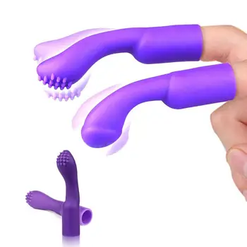 Odraslih Prst Rokav Telo Massager Silikonski G Spot Prostate Klitoris Stimulator Spolnih Igrač za Moške, Ženske