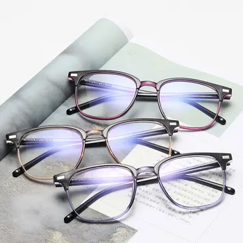 Modra Svetloba Blokiranje Očala Za Žensko Leta 2020 Novo Vintage Optična Očala Človek Zaslon Protecter JH18023
