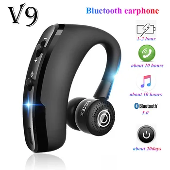 V9 slušalke Bluetooth slušalke za Prostoročno uporabo brezžične slušalke Poslovnih slušalke Pogon Klic Športne slušalke za iphone, Samsung 70042