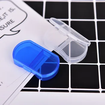 Novo 1Pc 2 Omrežij 7 Dan Tabletke Medicine Tablet pillbox multicolor posodo Razpršilnik Organizator Primeru pill box za zdravila