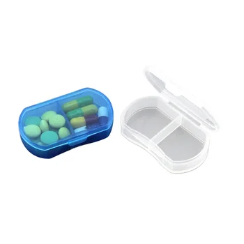 Novo 1Pc 2 Omrežij 7 Dan Tabletke Medicine Tablet pillbox multicolor posodo Razpršilnik Organizator Primeru pill box za zdravila