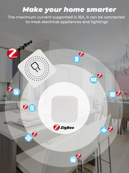 Zigbee Tuya Smart Stikalo Modul Brez /Z Nevtralno 100-240V 2 Način Brezžičnega Stikala za Luč Rele Združljiv Alexa Google Domov DIY