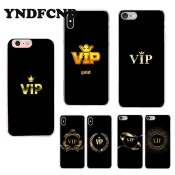 YNDFCNB Zlati luksuzni VIP vzorec Telefon Primeru srčkan kritje za iPhone 8 7 6 6S Plus X XS MAX 5 5S SE XR 11 11pro promax
