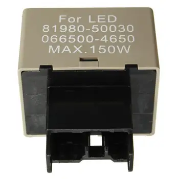 8 Pin LED Flasher Rele Modul Fix Opozorilne Luči Hiper Flash Blinker primerni za Toyota Lexus 81980-50030 066500-4650