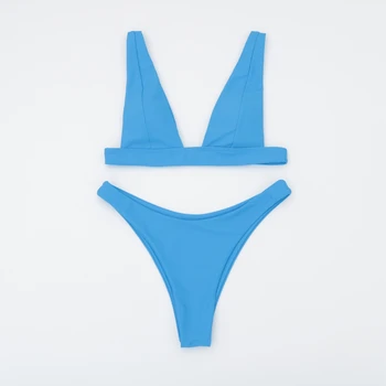 Novi Seksi Bikini 2021 Trdna Kopalke Ženske Push Up Kopalke Bikini Komplet Brazilski kopalke Poletje Plaža Obrabe, Plavanje Obleko XL 708