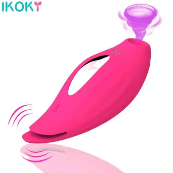 Klitoris Stimulator Sex Igrače Klitoris Bedak Vagina Sesanju Vibrator za G Spot 10 Hitrost za Odrasle Ženske 7110