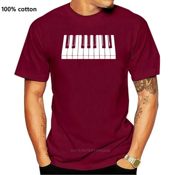 Klavir Tipkovnico T Shirt Beethovna, Mozarta Keytar Tipke Kul Pianist Igralec Darilo Tee Vrhunske Kakovosti Tee Majica