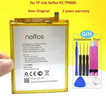 Prvotne 3260mAh NBL-35A3200 Baterija Za TP-link Neffos N1 TP908A Visoke Kakovosti Mobilni Telefon +Številko za Sledenje