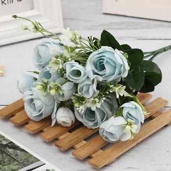 Kup lepih umetne Vrtnice svile cvetja DIY doma vrt stranka poročni dekoracijo, umetno cvetje