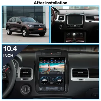 PX6 Za Volkswagen VW Touareg 2010 - 2017 Android Radio Večpredstavnostna Avtomobilski Kasetni Diktafon s Stereo Igralec Tesla GPS Navi Vodja Enote