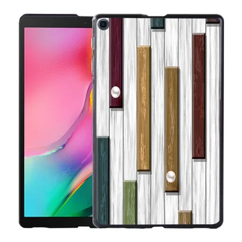 Tablični Primeru za Samsung Galaxy Tab A7 10.4 Palčni 2020 T500/T505 Lesa Zrn Serije Trajne Lupine Nazaj + Prosti Pisalo