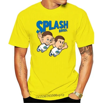 Steph Curry In Klay Thompson Splash Bros T-Shirt Obleko Tee Majica