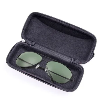 Prinaša dobička Pravokotnik Zadrgo sončna Očala Težko Eye Glasses Primeru Zaščitnik Polje AC889