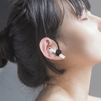 2PCS Mini Anti-padec Bluetooth Brezžične Slušalke Earhooks Slušalke Zaščitnik Imetnik Šport Anti-izgubil Uho Kavelj za Zrak-stroki 1 2
