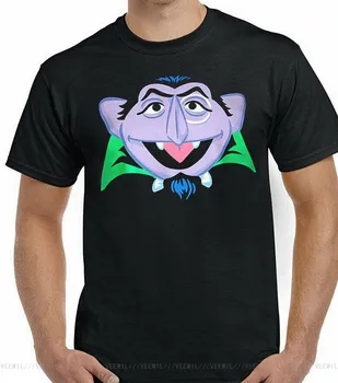Najboljša igralka Grof Von Count Obraz Odraslih T-Shirt Velikost Vrhovi TEE Majica