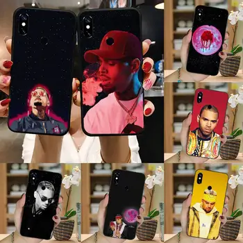Chris Brown Rap Vroča pevka Telefon Primerih Za Xiaomi Redmi opomba 7 8 9 t k30 max3 9 s 10 pro lite