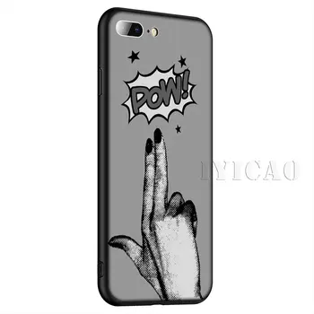Pop art Coque Lupini Mehko Silikonsko Ohišje za iPhone 11 Pro Max XR X XS Max 8 7 6 6S Plus 5 5S SE Pokrov