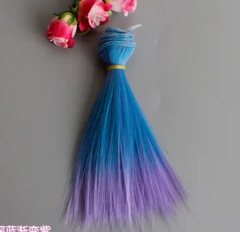 5pcs/veliko 15cmx100cm BJD lutka lasuljo lase ravne lase, lasulje--24colors možnost